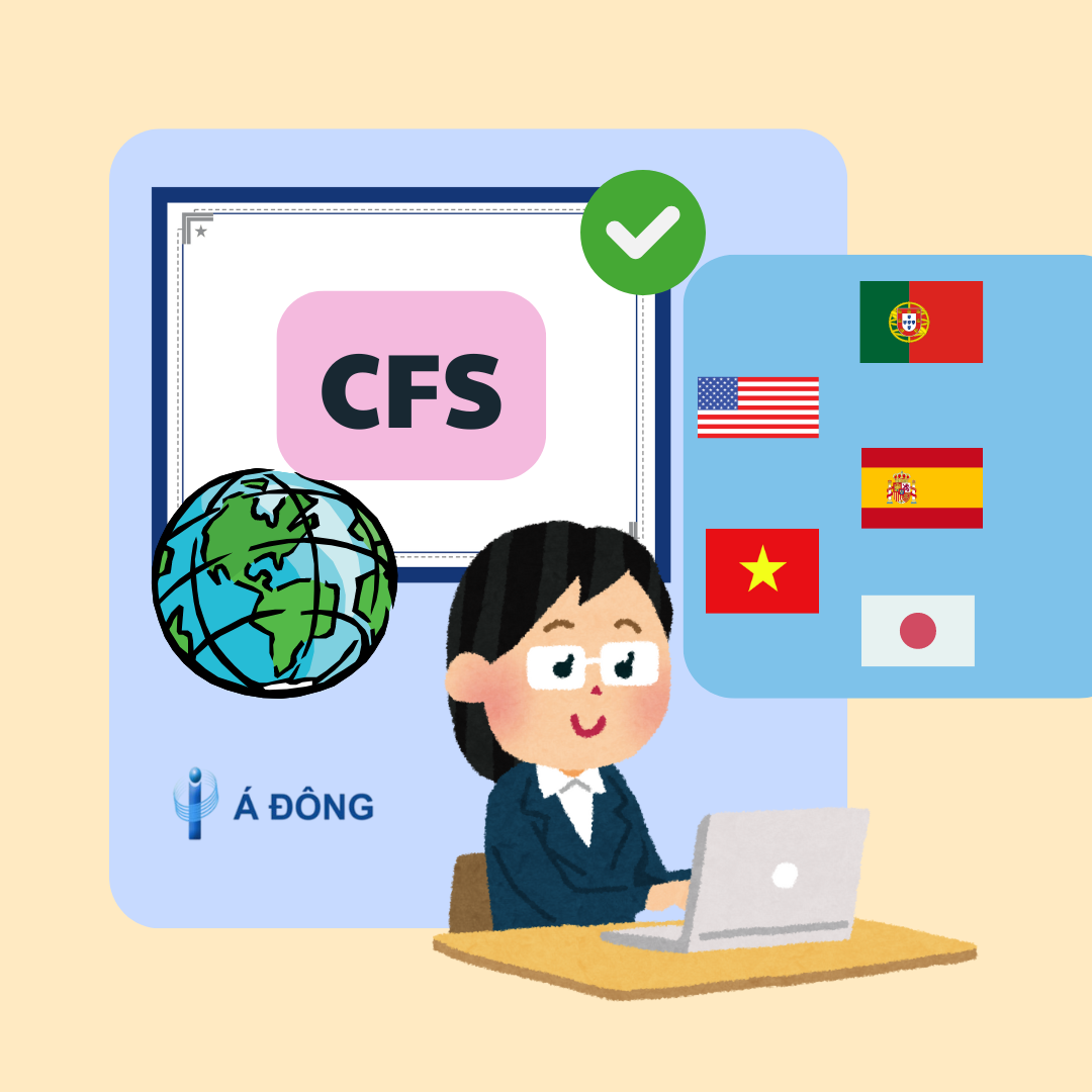 DỊCH THUẬT GIẤY CHỨNG NHẬN LƯU HÀNH TỰ DO